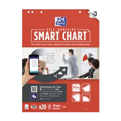 SMART FLIPCHART SELF ADHESIVE Scribzee Compatable 650x980mm
